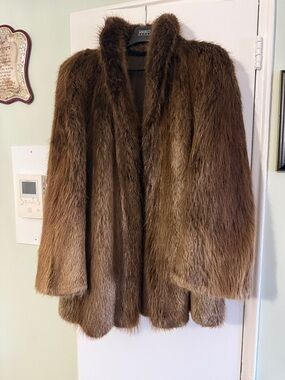 Angel Brown Faux Fur Jacket
